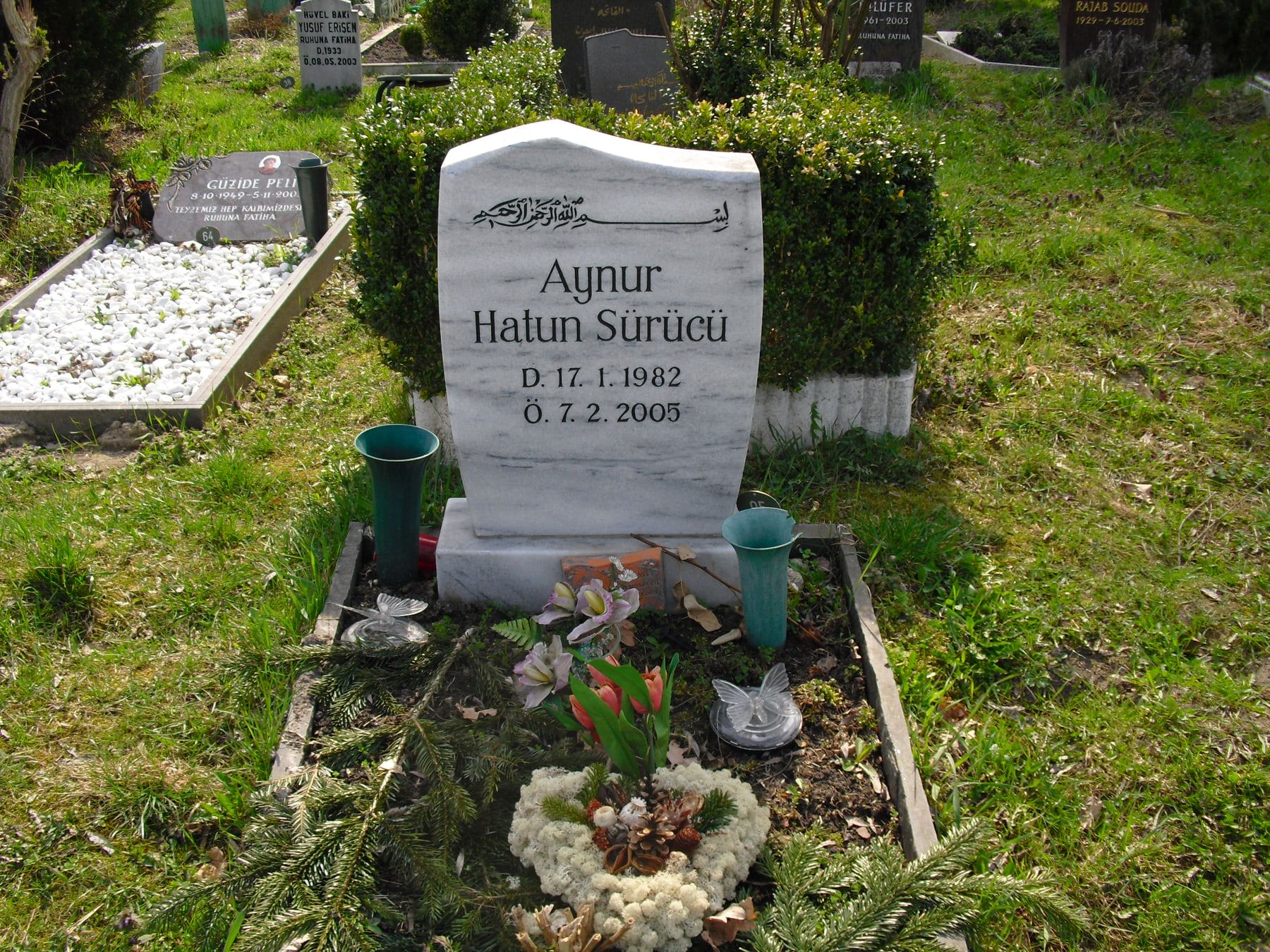Grave of Hatun Sürücü at Gatow Landscape Cemetery